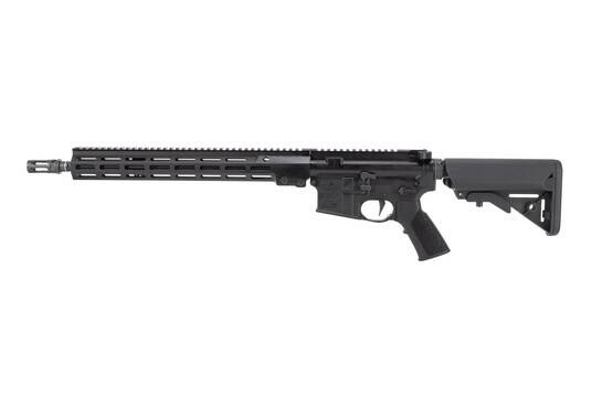 Geissele Automatics 16" 5.56 Super Duty Rifle with black anodized finish and BCM stock